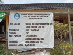Revitalisasi SMPN 1 Meraksa Aji Disorot, Pengawasan P2SP Dipertanyakan